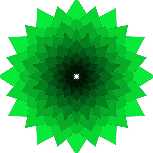 Geometrik mandala çiçeği sanat eserleri dengeli canlı sanatsal ahenkle renkli soyut şekilleri vurguluyor