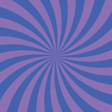 Görüntü, mavi ve mor radyal güneş patlaması tarzı bir arka plan gösterir