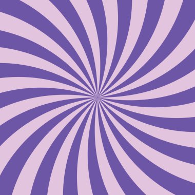 Mor ve beyaz bir güneş patlaması şekli göz kamaştırıcı bir arka plan yaratır.