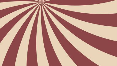 Alternatif kestane rengi ve bej rengi ışınları ile retrogüneş patlaması arkaplanı