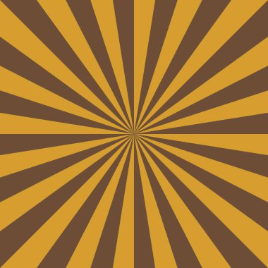 Katı bir zemin üzerinde kahverengi ve sarı olarak ışıldayan güneş patlaması deseni