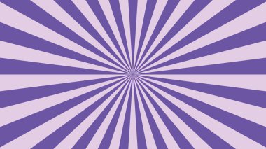 Görüntü, mor ve açık mor çizgili bir patlama deseni içeriyor.