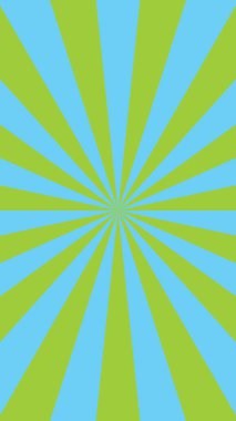 Dönüşümlü açık mavi ve yeşil ışınlı çarpıcı bir geçmişe dönüş