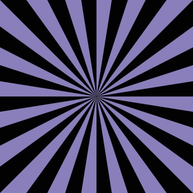 Merkez noktadan dışarıya doğru uzanan siyah ve mor tonlu çizgiler