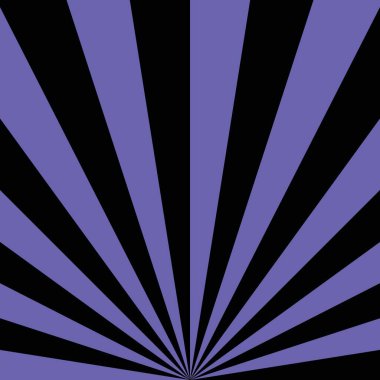 Bir noktadan yayılan siyah ve menekşe rengi ışınlı bir yıldız patlaması deseni.