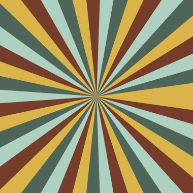 Radyasyon yayıcı çizgileri farklı renklerde olan Retro biçimi arkaplanı