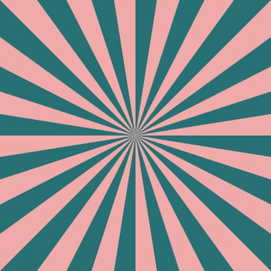 Işık saçan güneş patlaması desenli soyut arkaplan açık kırmızı ve koyu renkli cyan