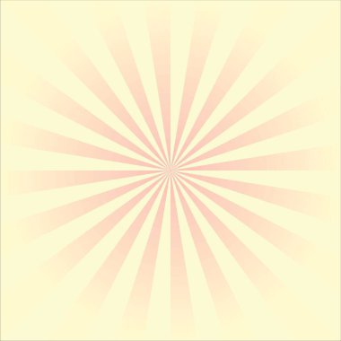 Açık pembe ve sarı renkli retro güneş patlaması tasarımı ile klasik arkaplan