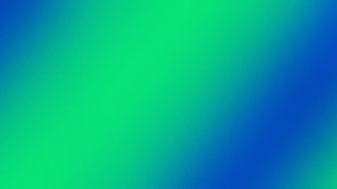 Yeşil ve mavi renklerin canlı bir gradyanı tuvalde pürüzsüz bir şekilde harmanlanıyor.