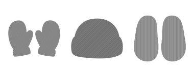 Değişen şekil ve çizgi yoğunluklarına sahip soyut geometrik desenler