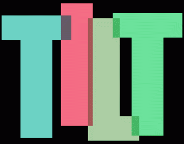 Şeffaf arkaplanda üstüste binen harflerle yaratıcı tipografi tasarımı