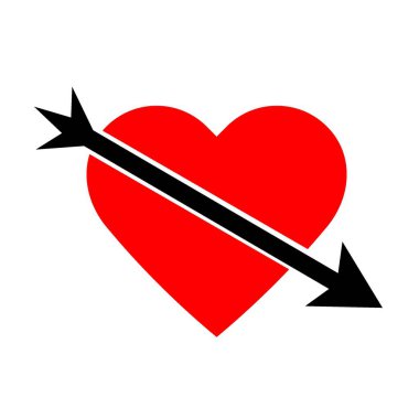 Ok Simgesi ile Kalp Aşkı simgeliyor