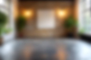 Bu resim, sıcak ahşap aksanlar, doğal ışık ve yeşillik içeren modern minimalist bir iç mekan sergiliyor. Dinginlik için mükemmel ve davetkar bir atmosfer yaratıyor..