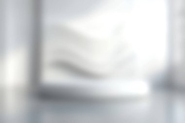 Bu soyut görüntü, yumuşak kıvrımlı ve ince ışık oyunlu, modern, sakin bir atmosfere ihtiyaç duyan tasarım projeleri için mükemmel bir odak arka planına sahiptir..