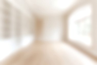 Geniş, boş bir oda, minimalist tasarım veya yenileme için ideal büyük pencereler ve sıcak ahşap döşeme içeren parlak ve havadar bir atmosfer sunuyor..