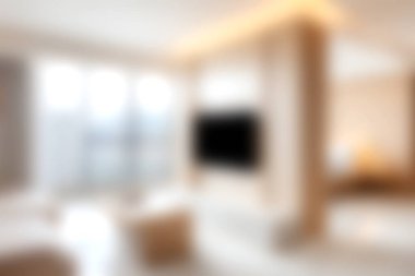 Büyüleyici bir modern yaşam alanı minimalist tasarım elementlerini bol doğal ışıkla sergiliyor, rahatlama ve rahatlama için sıcak ve davetkar bir atmosfer yaratıyor..