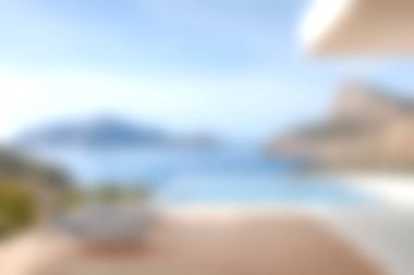 Experience a tranquil coastal view with soft focus that evokes feelings of relaxation and escape. Perfect for capturing the essence of summer vacations.