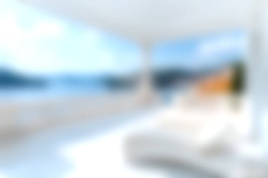 Şık mobilyaların, sakin suların ve yemyeşil suların nefes kesici manzarasının yer aldığı ferah ve parlak bir teras, yaz için ideal bir dinlenme noktası oluşturuyor..