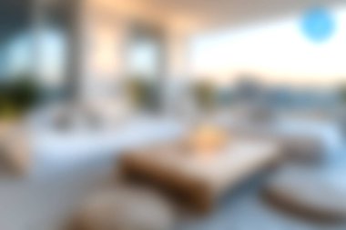 Rahat bir oturma yeri olan sakin bir açık hava salonu, alacakaranlıkta güzel şehir manzarasının tadını çıkarmak için mükemmel. Rahatlama ve sükunet için ideal..