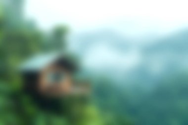 Bereketli yeşil dağların arasına kurulmuş, rüya gibi bir sisle kaplanmış, doğanın güzelliğine mükemmel bir kaçış sunan rahat bir kamara..