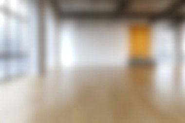 Ahşap zemin ve parlak ışıklandırmanın yer aldığı modern boş bir oda, çeşitli tasarım amaçları için mükemmel, yaratıcılık için olanakları olan minimalist bir estetik sergiliyor..