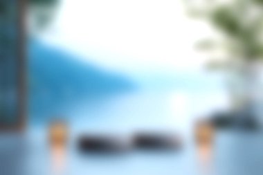 Sakin bir atmosferi olan sakin bir göl kenarı, rahatlama ve farkındalık için ideal. Doğanın güzelliğinin ve huzurlu su manzarasının tadını çıkar..