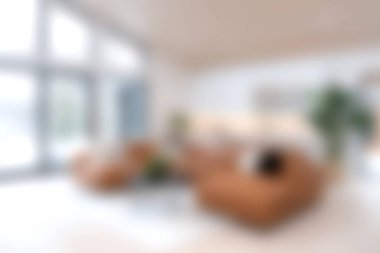 Rahat bir atmosfer için konforlu mobilyalar ve bol doğal ışık içeren modern oturma odasını davet ediyoruz. Çağdaş tasarım ögelerini göstermek için mükemmel.