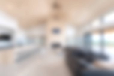 Parlak ve modern oturma odasında minimalist dekorlar, yumuşak ışıklandırma ve şık mobilyalar var. Rahatlamak için davetkar ve rahat bir ortam yaratıyorlar..