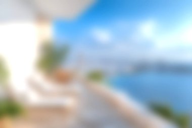 Okyanus manzaralı ve dinlenmek ve rahatlamak için mükemmel rahat bir dinlenme alanı olan bir sahil inzivasının huzurunu yaşayın..