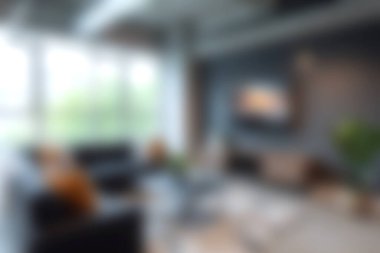 Bu modern oturma odasında rahat mobilyalar, bol doğal ışık ve herhangi bir ev için davetkar ve rahat bir atmosfer yaratan şık bir iç tasarım sergileniyor..