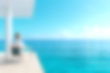 Sükûnetin özünü, berrak bir gökyüzü altında, dinlenmek ve kaçmak için ideal parlak turkuaz suyu barındıran bu sakin deniz manzarasıyla yaşayın..