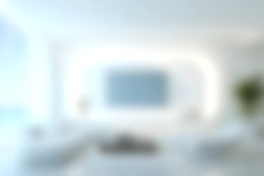 Parlak estetik ve minimalist mobilyalarla dolu bir oturma odası. Rahatlamak için ideal. Doğal ışıkla tamamlanmış geniş atmosferin tadını çıkar..