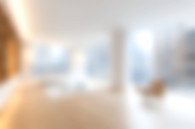 Bu resim, minimalist estetiklerle tasarlanmış parlak ve modern bir oturma odasını gösteriyor. Doğal ışık boşluğu doldurur, davetkar bir atmosfer yaratır..