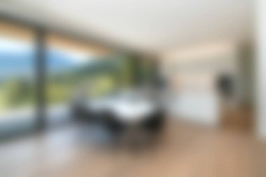 Parlak ve modern iç mekan, doğanın içindeki güzelliği davet eden geniş pencereli açık bir tasarım içeriyor. Rahatlamak için mükemmel..