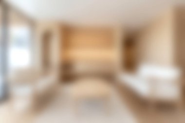 Çok güzel tasarlanmış oturma odası modern minimalist bir stil sergiliyor, yumuşak doğal ışıklandırma ve zarif mobilyalarla, rahat ve davetkar bir atmosfer yaratıyor rahatlama için mükemmel..