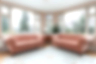 Modern koltukların olduğu rahat bir oturma odası doğal ışıkla yıkanmış, gevşemek ve sakin atmosferin tadını çıkarmak için ideal bir yer yaratıyor..