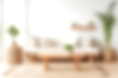 Doğal dekoru, ışığı ve yumuşak renkleri olan şık ve minimalist bir oturma odası keşfedin. Konfor ve estetik cazibenin mükemmel bir karışımı..