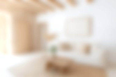 Doğal elementlerin, minimalist bir tasarımın ve cezbedici bir ambiyansın olduğu parlak ve havadar bir oturma odası. Ev dekorasyonu için mükemmel..