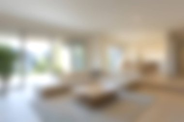 Minimalist tasarım ve geniş doğal ışık barındıran sakin, modern bir oturma odasını keşfedin. Rahatlamak ve şık bir ortam için mükemmel bir ortam..