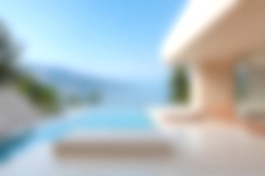 Experience tranquility in this modern villa featuring an infinity pool and stunning views of serene waters and majestic mountains. Perfect for relaxation!