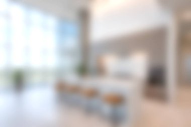 This image showcases a modern kitchen with abundant natural light, featuring contemporary design elements and inviting space for gatherings.