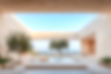 Davetkar ve modern iç mimari sergilenen minimalist tasarım geniş doğal ışık ve güzel açık hava manzaralı. Rahatlamak için mükemmel bir alan.