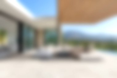 Rahat bir oturma, güneşlenme ve manzaralı dağ manzaralı, rahatlama ve rahatlama için mükemmel bir açık hava yaşam alanı deneyin..