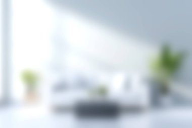 Bu şık oturma odasında modern mobilyalar, bol miktarda doğal ışık ve kapalı alan bitkileri sergileniyor, rahatlama ve keyif için mükemmel ve davetkar bir atmosfer yaratılıyor..