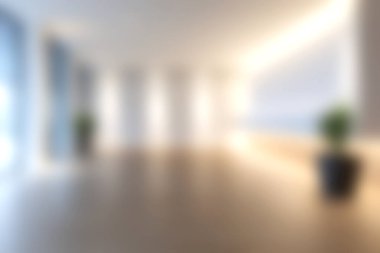 Huzurlu, modern bir iç mekan doğal ışık ve bitkilerle minimalist bir tasarım içerir. Temiz hatlar ve parlak bir ortam çeşitli ortamlar için mükemmel bir karşılama ortamı yaratır..