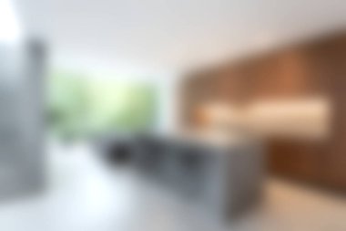 Zarif malzemelerin, bol doğal ışığın ve uyumlu tasarımın bulunduğu çarpıcı bir modern minimalist mutfak. Çağdaş yaşam alanları için ideal.