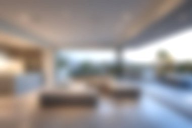 Bu resim modern bir oturma odasını gösteriyor. Doğal ışık ve açık hava manzarasıyla dolu. Çağdaş mobilyaları ve minimalist dekorları vurguluyor..