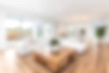 Rahat mobilyaların, ahşap zeminin ve bol doğal ışığın olduğu parlak ve modern bir oturma odası keşfedin. Bu davet eden alan minimalist tasarım ve şık dekorasyon öğeleri sergiler.