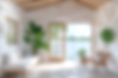 Parlak ve rahat iç tasarım modern tasarım unsurlarını sergiliyor. Açık kapılar, huzurlu göl manzarasını ve bol doğal ışığı gözler önüne seriyor. Dingin alanlar için ideal.