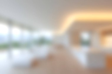 Parlak mekanlar, yumuşak ışıklandırma ve şık mobilyalar içeren minimalist bir iç tasarım, rahatlama ve rahatlama için ideal modern bir yaşam ortamı yaratıyor..